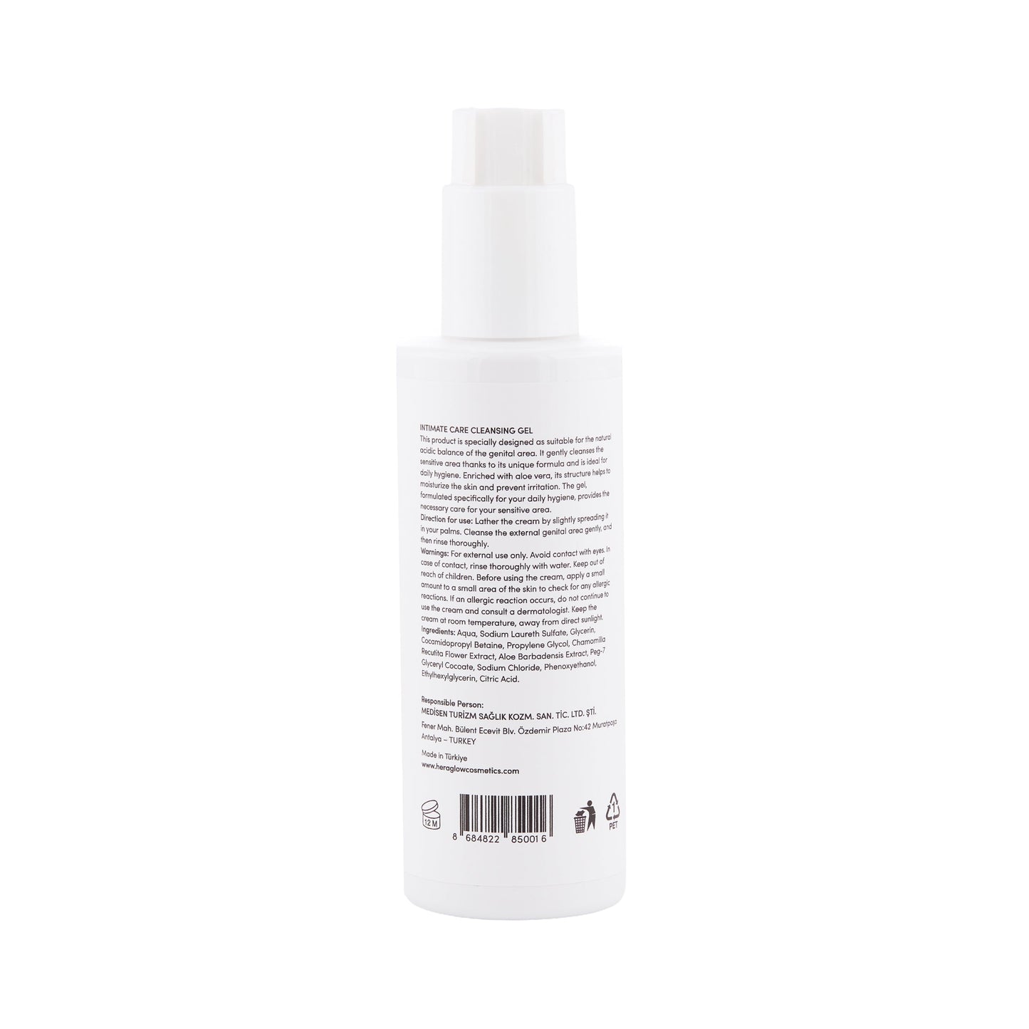 Hera Glow | Intima Clean Jel - Nazik Temizleyici ve Nemlendirici Etkisi