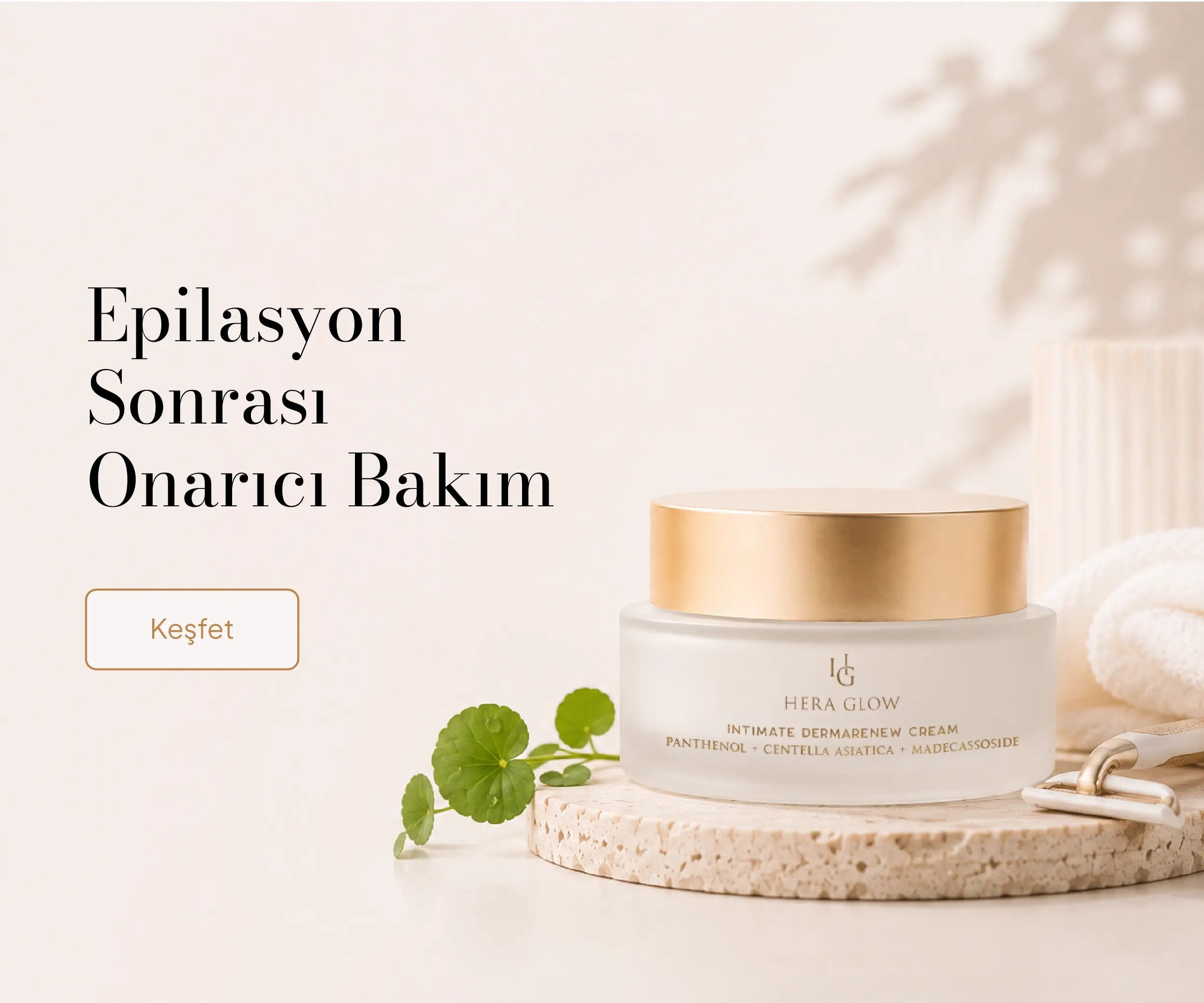 Epilasyon sonrası onarıcı bakım