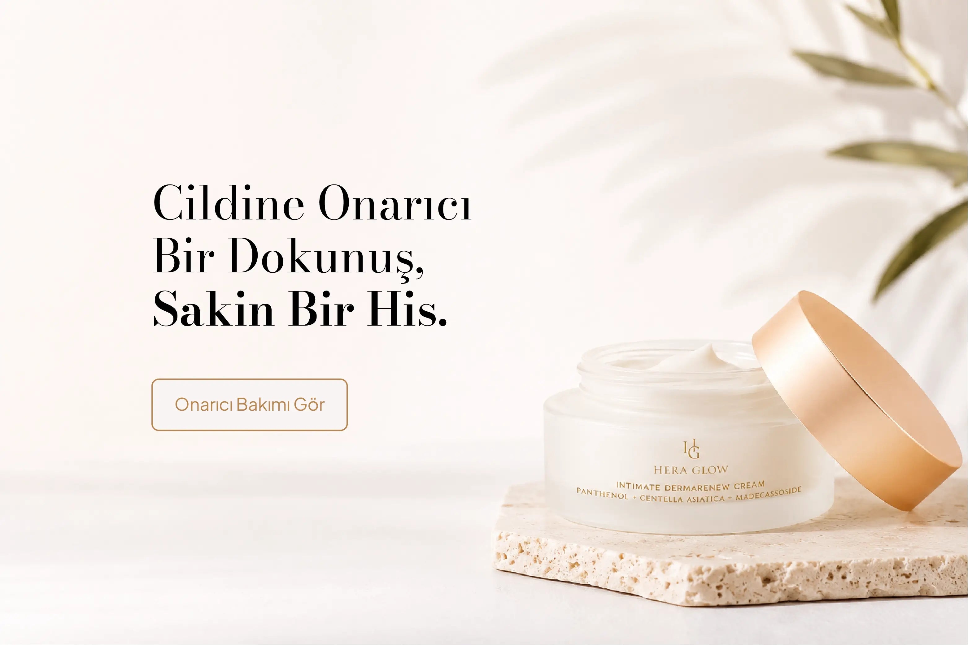 Cildine onarıcı bir dokunuş