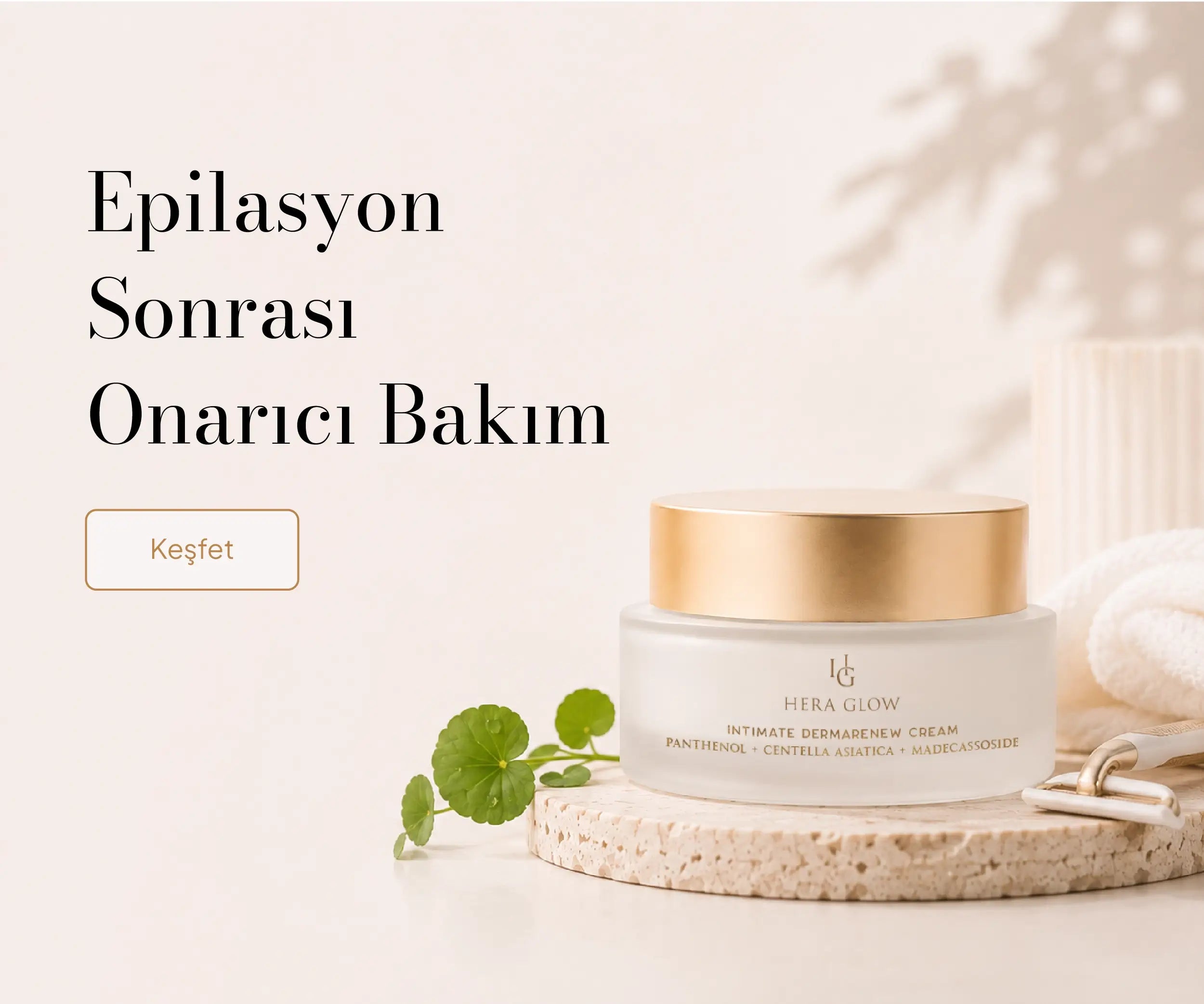 Epilasyon sonrası onarıcı bakım