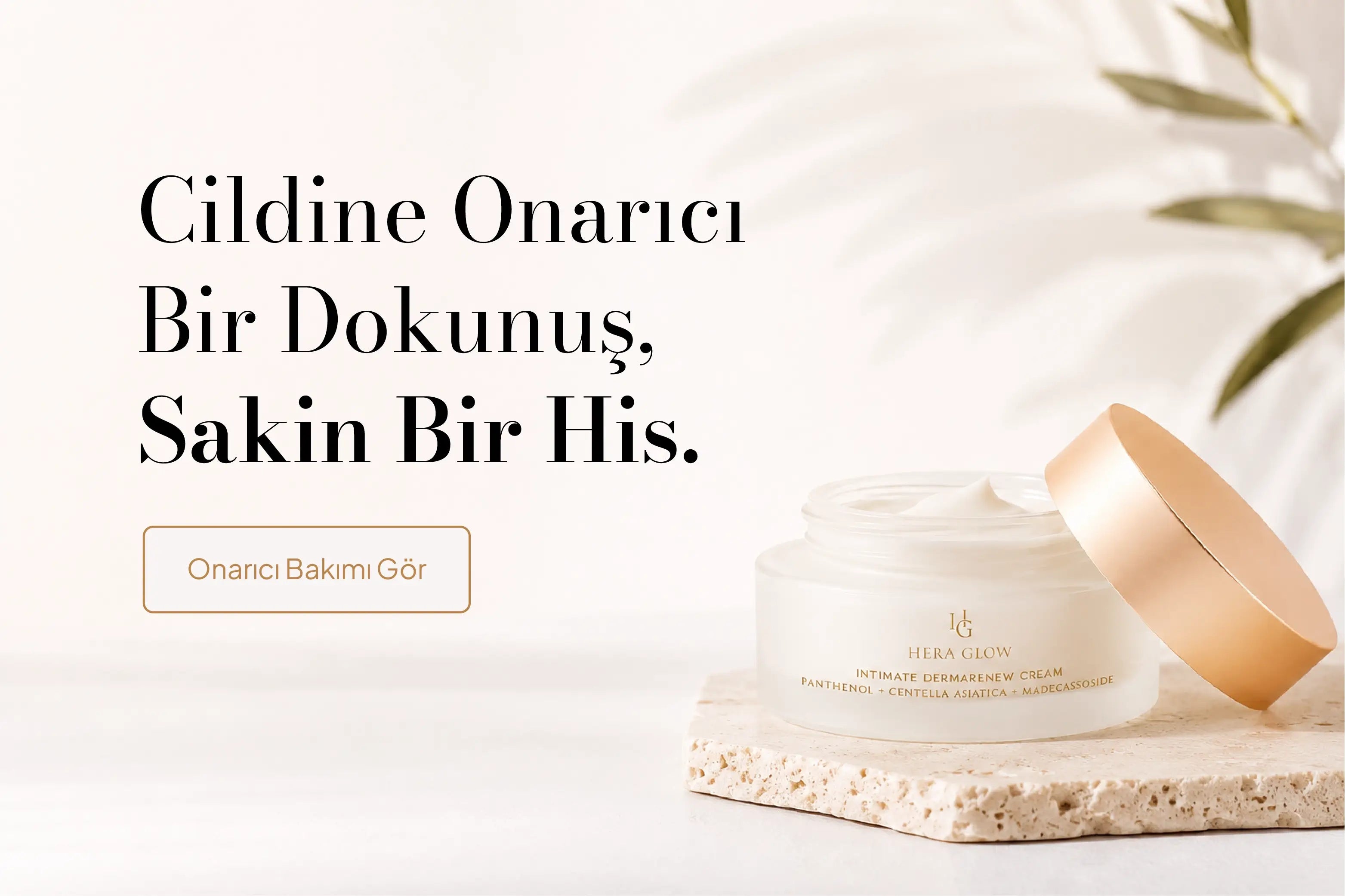 Cildine onarıcı bir dokunuş